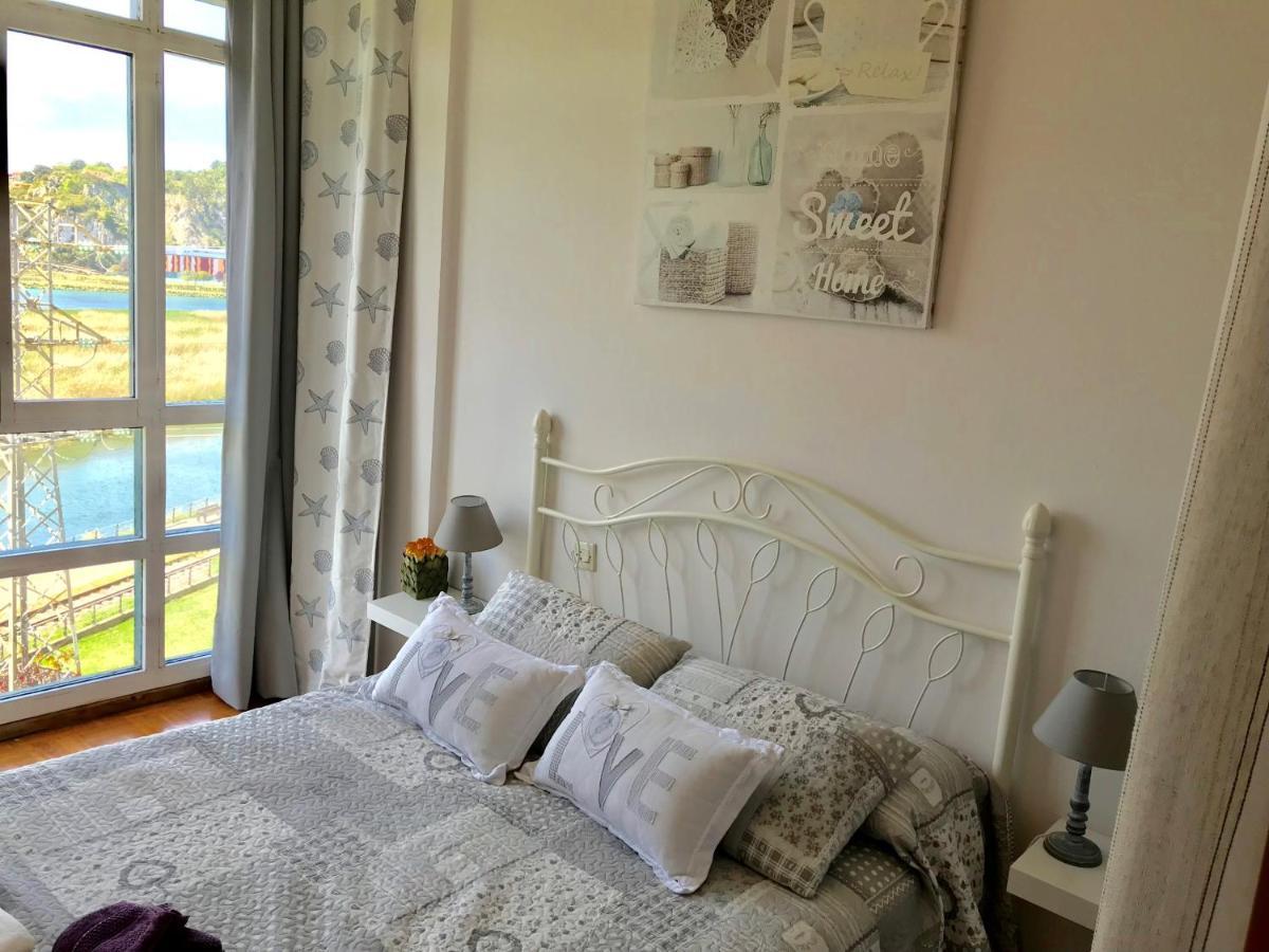 Apartamento Con Vistas Espectaculares Al Rio Sella Ribadesella Eksteriør billede