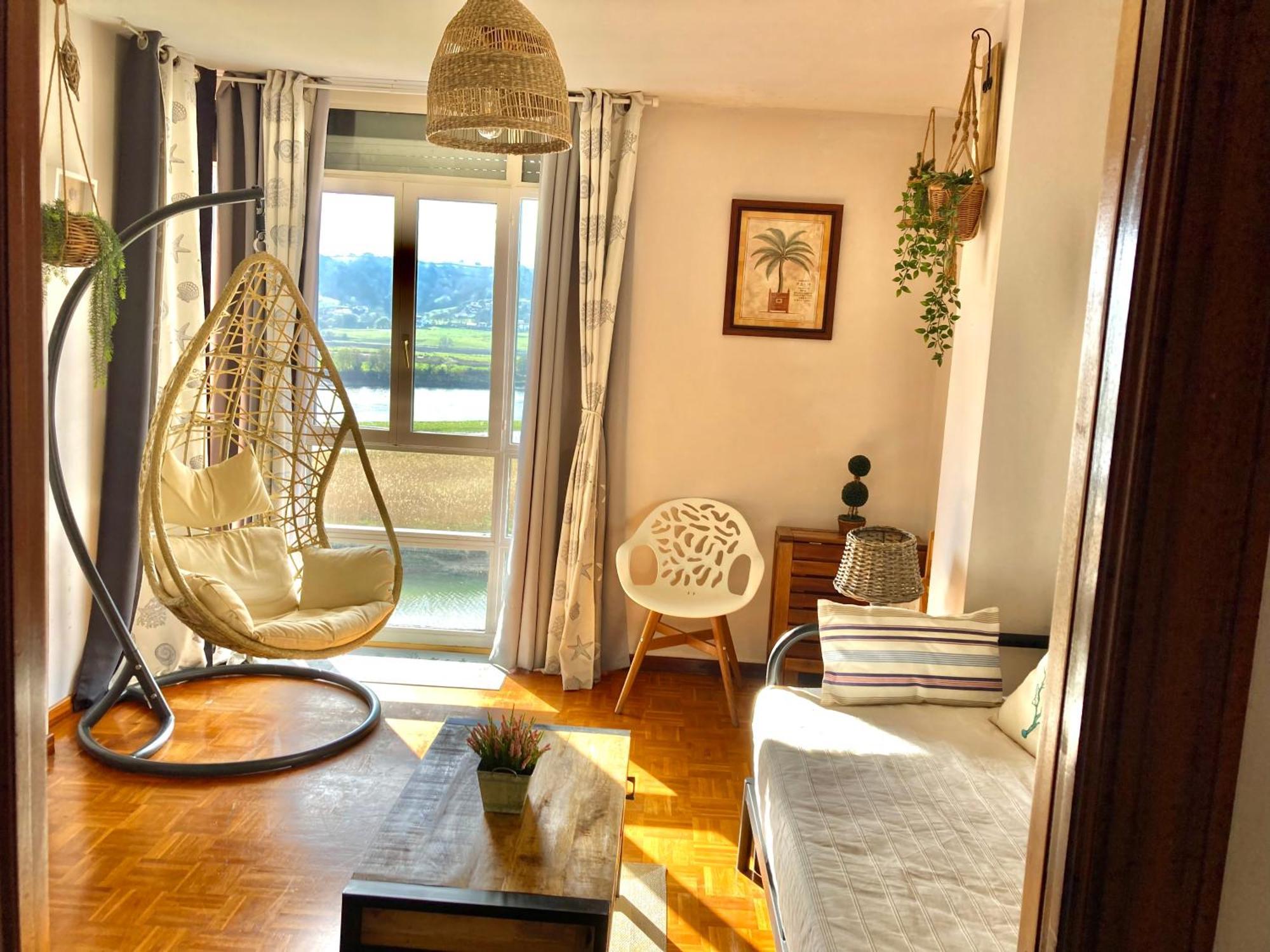 Apartamento Con Vistas Espectaculares Al Rio Sella Ribadesella Eksteriør billede